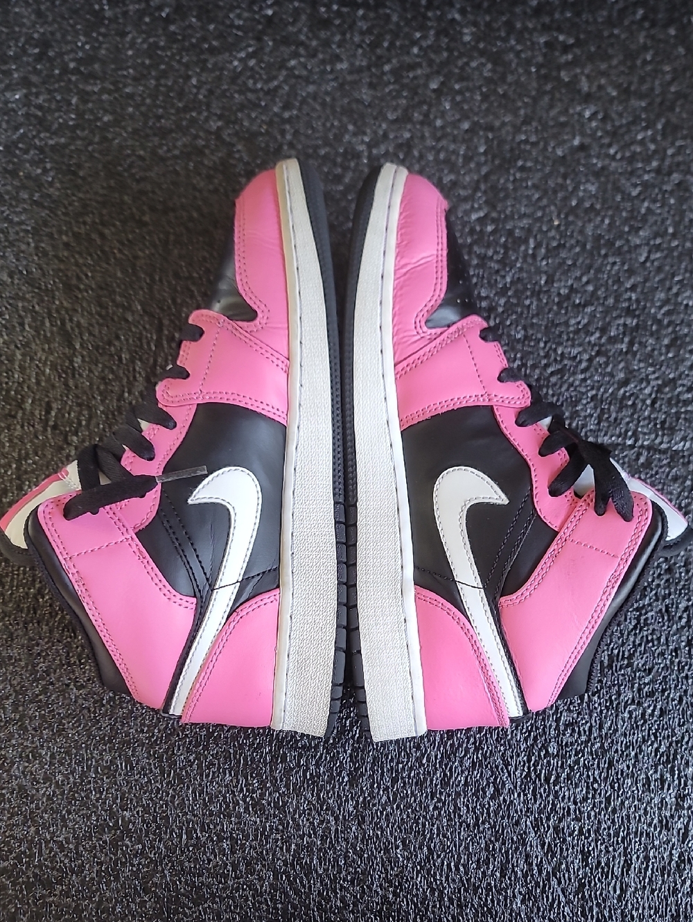 Nike Air Jordan 1 Mid "Pinksicle" Wmns 6.5 Ships Today - Picture 4 of 15